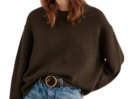 Nili Lotan Haisley Sweater in Army Green Online