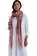 Chan Luu Floral Cashmere and Silk Scarf in Sequoia Online Hot Sale