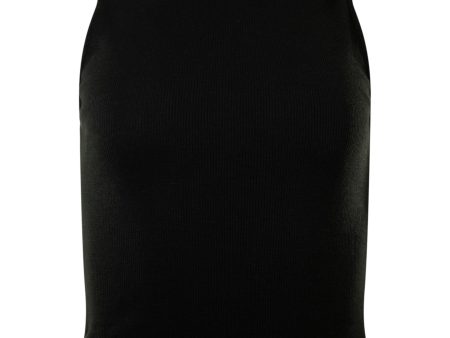 Michael Stars Lino Mock Neck in Black Hot on Sale