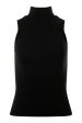 Michael Stars Lino Mock Neck in Black Hot on Sale