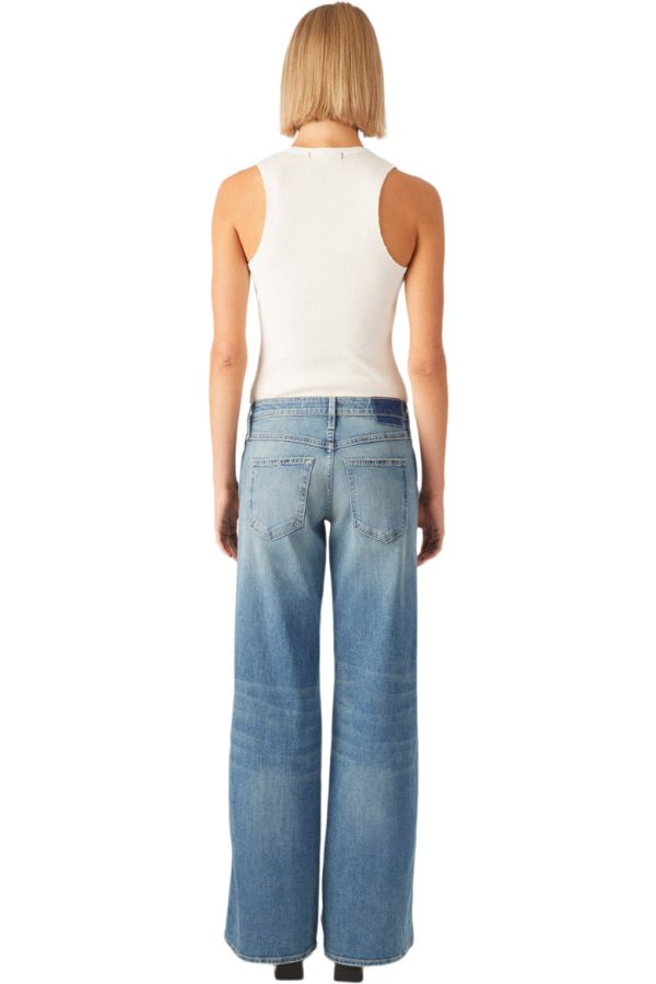 AMO Denim Sabine Wide Leg Jeans in Amour Hot on Sale