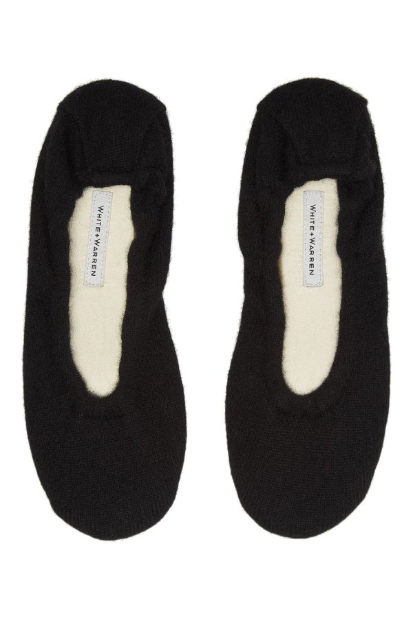 White & Warren Cashmere Ballet Slipper Fashion