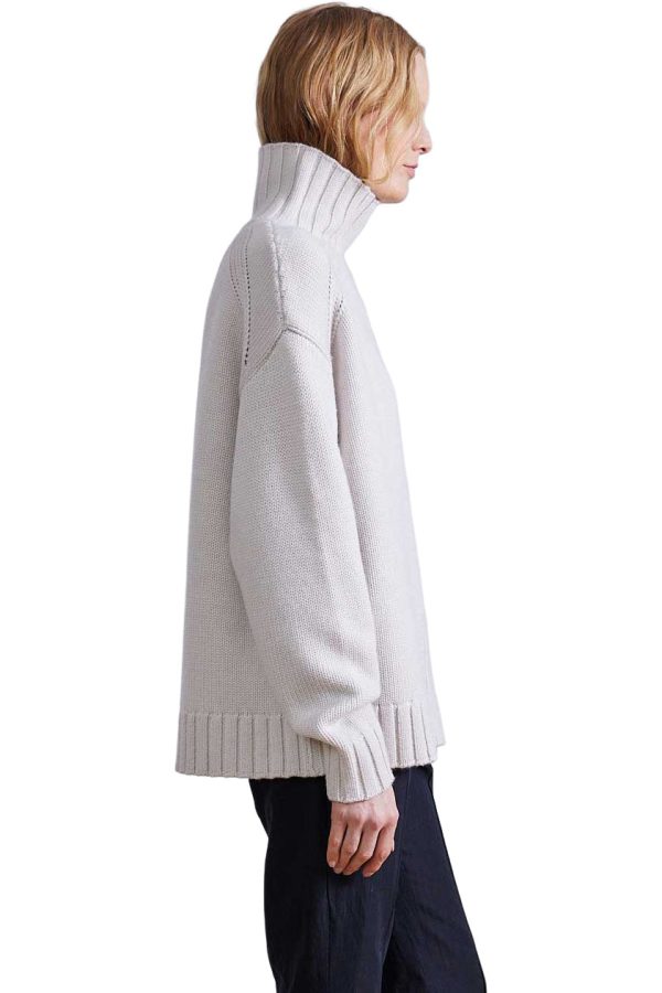 Apiece Apart Ida Turtleneck in Cream Supply